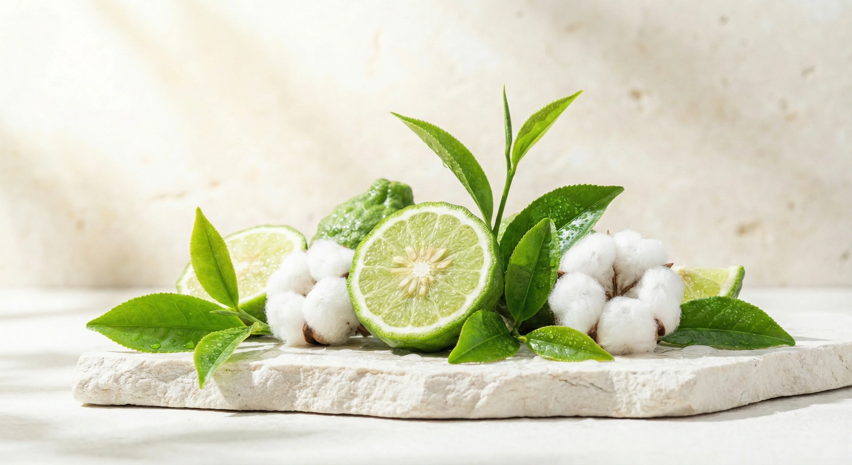 Ingredientes frescos para el trabajo